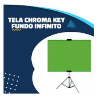 Tela Chroma Key Fundo Infinito Home Office Zoom Green comprar usado  Brasil 