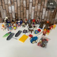 Lote Playmobil 25 Bonecos + Muitos Acessórios  comprar usado  Brasil 