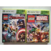Combo Lego Marvel Super Heroes + Vingadores Xbox 360 Físico comprar usado  Brasil 