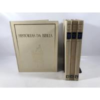 Coleção Histórias Da Bíblia 1972 Abril Cultural 4 Volumes Pl020 comprar usado  Brasil 