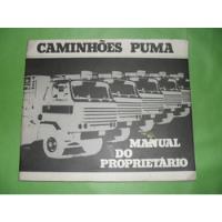 Usado, Puma - Manual Em Branco Caminhão  Puma 914 E Outros Modelos comprar usado  Brasil 