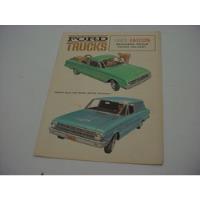Folder Raro Ford Ranchero Pick Up Furgao 1963 63 V8 Falcon comprar usado  Brasil 