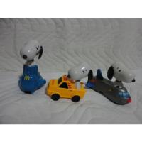  3 Snoopys Em Seus Carrinhos  comprar usado  Brasil 