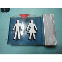 Placa Banheiro Masculino - Feminino comprar usado  Brasil 