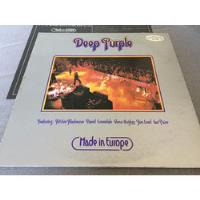 Lp Deep Purple Made In Europe Importado Japan Encarte comprar usado  Brasil 