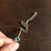 Pulseira De Prata De Lei Com Pingente Berimbau Pedra Azul comprar usado  Brasil 