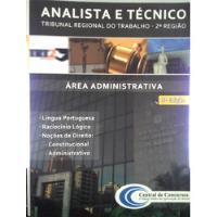 Trt 2ª Região  Analista E Técnico - Área Administrativa 2013 comprar usado  Brasil 