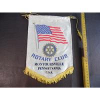 Antiga Flâmula Bandeira - Rotary Montoursville Usa comprar usado  Brasil 