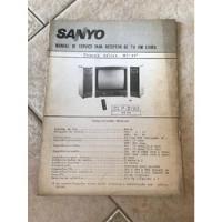 Manual Serviço Sanyo Receptor De Tv Em Cores Clp-2128 M017 comprar usado  Brasil 