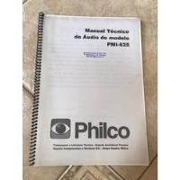 Manual Técnico De Áudio Philco Pmi-625 M035 comprar usado  Brasil 