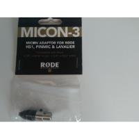 Adaptador Rode Micon-3 Para Microfone Hs1, Pinmic E Lavalier comprar usado  Brasil 