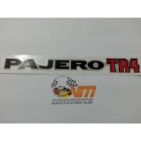 Emblema Adesivo Pajero Tr4 Mitsubish Preto comprar usado  Brasil 