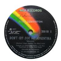 Usado, Julie Covington Compacto 1977 Don't Cry For Me Argentina comprar usado  Brasil 