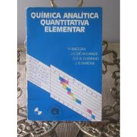 Livro Química Analítica Quantitativa Elementar comprar usado  Brasil 