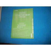 Manual Do Teclado Yamaha Ypt330  E333 Original Otimo Estado comprar usado  Brasil 