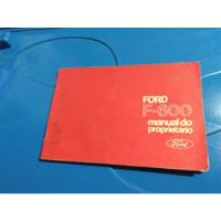 F-600 - Manual Proprietário Ford F600 V8 Gasolina 1972 1973  comprar usado  Brasil 