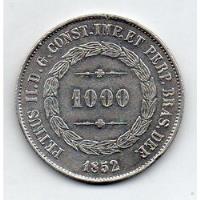 1000 Reis 1852 , usado comprar usado  Brasil 
