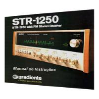 Usado, Manual Do Receiver Gradiente Str-1250 (cópia Colorida) comprar usado  Brasil 