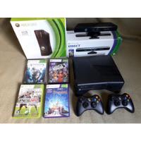 Vídeo Game Microsoft Xbox 360, 2 Controles, 4 Jogos Aleatórios, Hdmi, Kinect comprar usado  Brasil 