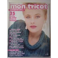Revista Mon Tricot 84 35 Receita Malha Cortina Almofada 383j, usado comprar usado  Brasil 