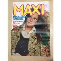 Revista Maxi 1 Malhas Ponchos Tapetes Colchas Look Z457 comprar usado  Brasil 