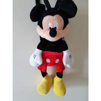 Mochila Pelucia Mickey Mouse Disney 56 Cm comprar usado  Brasil 
