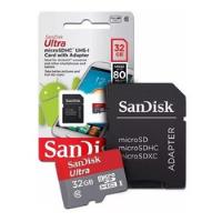 Cartão Memoria Sandisk 32gb Micro Sd Ultra Original Box Sdhc comprar usado  Brasil 