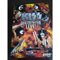 Box Dvds Do Kiss Rock The Nation Live 2 Cds, usado comprar usado  Brasil 