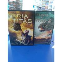 Fúria De Titãs 1 E 2 Dvd Original Usado comprar usado  Brasil 
