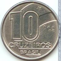 Moeda 10 Cruzeiros 1990 comprar usado  Brasil 