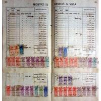 12384 Registro De Venda 8 Páginas Com Selos Fiscais 1942 comprar usado  Brasil 