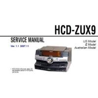 Manual Serviço Completo Sony Hcd-zux9 Fst C Esquema Elétrico comprar usado  Brasil 