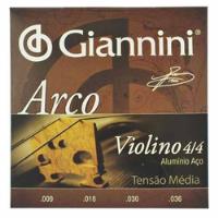 Jogo De Cordas Para Violino Giannini 4/4 Completo comprar usado  Brasil 